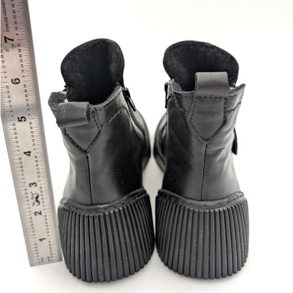 Spring Step Kelko Leather Ankle Boots Zip-Up Women's Black Size US5.5-6 EU36 - Picture 4 of 12